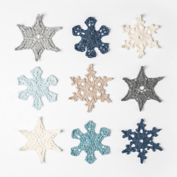 Glitter snow flakes - Foam stickers - Stickers
