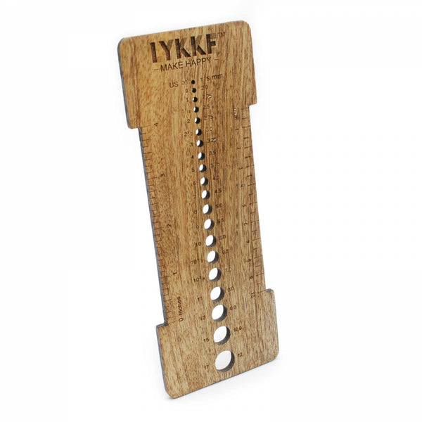 LYKKE Mango Needle Sizer & Gauge Tool Yarn Loop