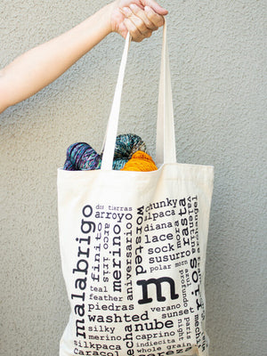 Malabrigo - Mix Words Tote Bag in 2 Colors