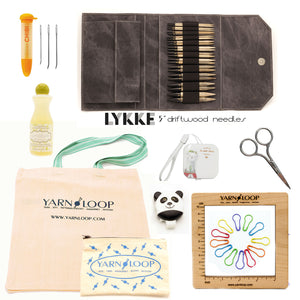 LYKKE - Driftwood 5" Interchangeable Needle Gift Set (US 4-17)