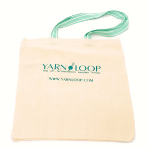 Yarn Loop - Woven Project Bag with Turquoise