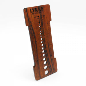 LYKKE - Indian Rosewood Needle Sizer & Gauge Tool
