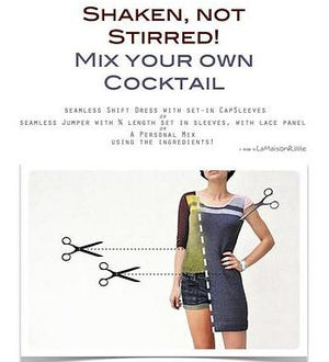 Cocktail(Dress) by La Maison Rililie with E-Book Collection NEW COLORS!