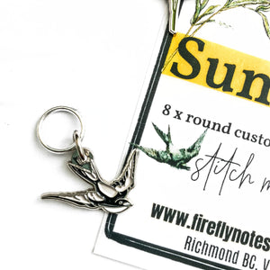 Summer Stitch Markers 8pk by Firefly Notes