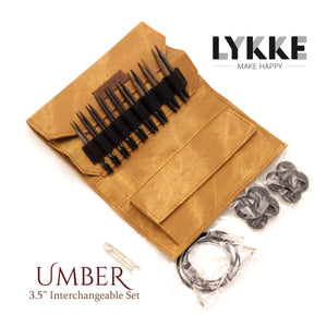 LYKKE - Umber 3.5" Interchangeable Needle Gift Set (US 3-10.5)