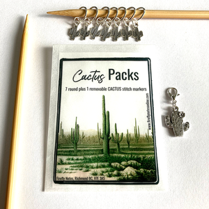 Cactus Stitch Marker Packs by Firefly Notes