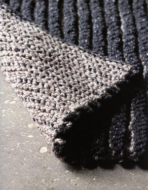 Ridge Rug by Ruth Cross - Gift Set with Knits at Home Book