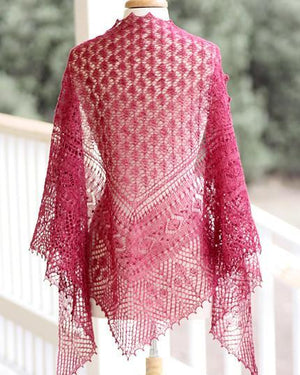 Town Square Shawl by Rosemary (Romi) Hill-Book Gift Set