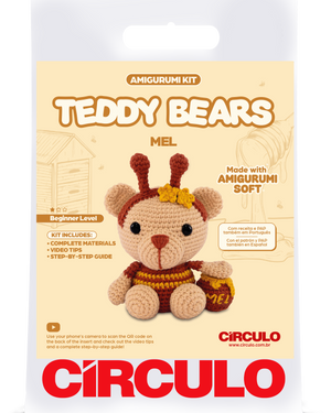 Mel Bee Teddy Bear by Claudia Stolf