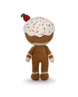 Circulo - Gingerbread Man Amigurumi Kit