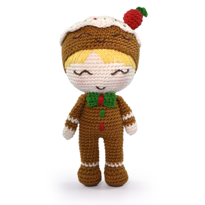 Circulo - Gingerbread Man Amigurumi Kit