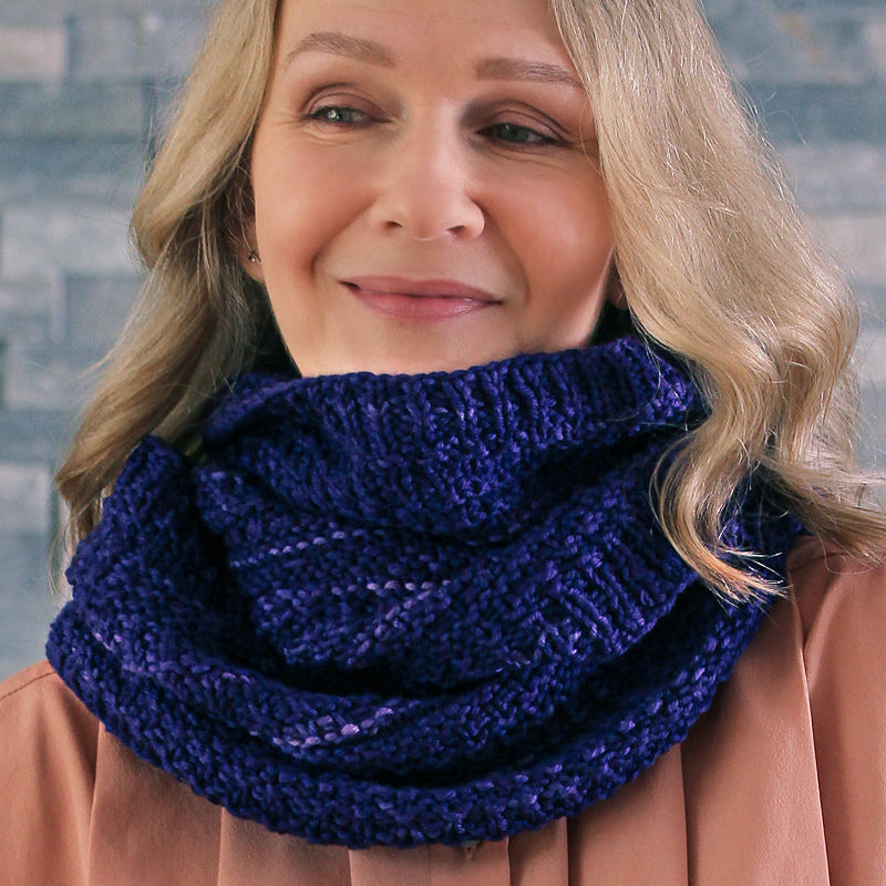 Courser Loop Long Cowl by Jennifer Dassau