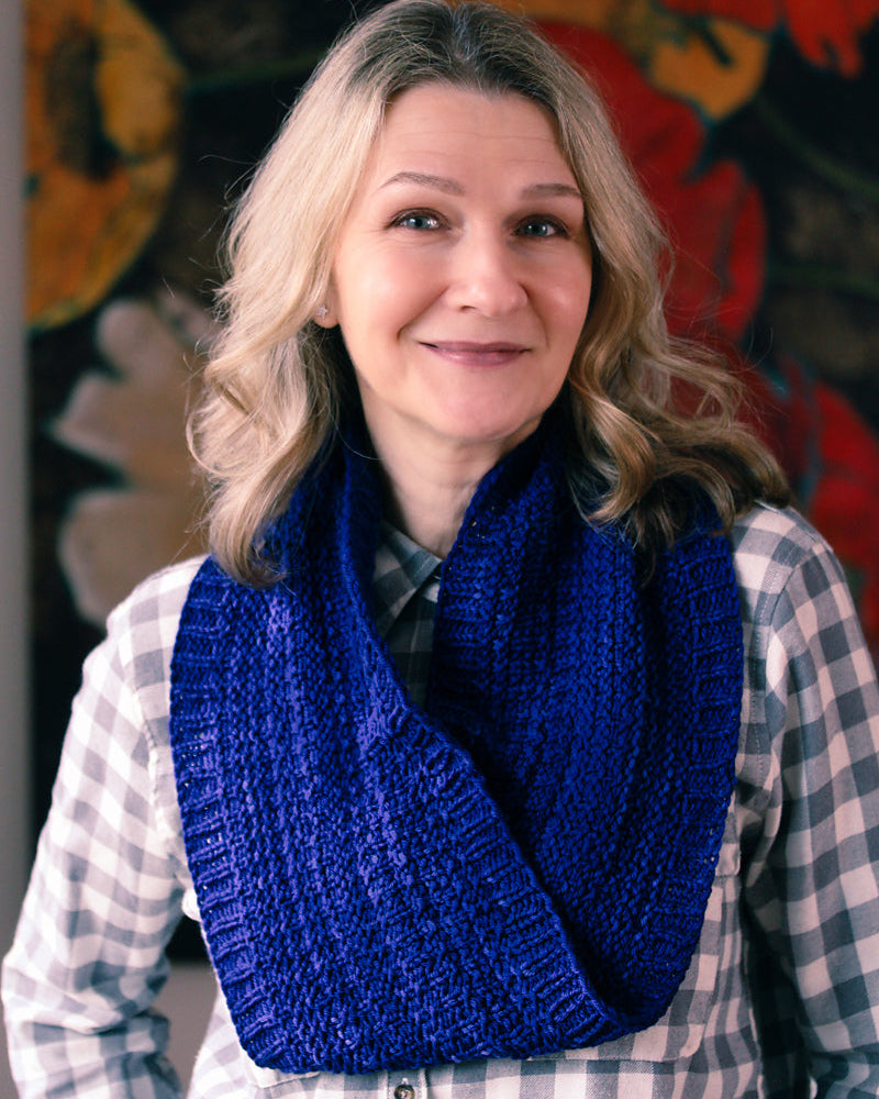 Courser Loop Long Cowl by Jennifer Dassau