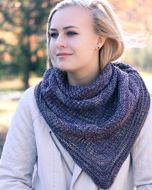 Courser Shawl by Jennifer Dassau