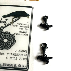 Firefly Notes - "Crow-Chet" Stitch Marker Pack