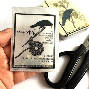 Firefly Notes - "Crow-Chet" Stitch Marker Pack