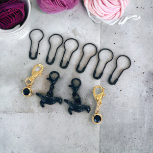 Firefly Notes - "Crow-Chet" Stitch Marker Pack