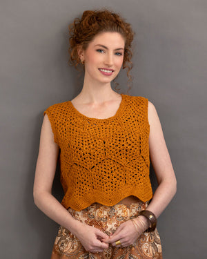 Gemma Crochet Tank Top by Mari Lynn Patrick