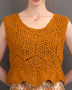 Gemma Crochet Tank Top by Mari Lynn Patrick