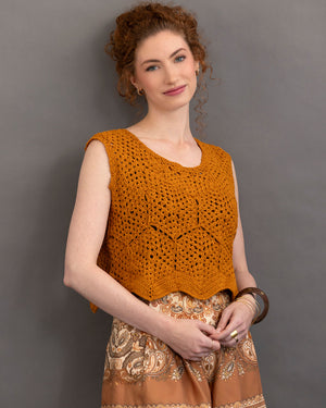 Gemma Crochet Tank Top by Mari Lynn Patrick