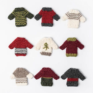 Holiday Cheer Mini Sweaters by Nancy Ekvall