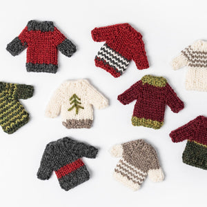 Holiday Cheer Mini Sweaters by Nancy Ekvall