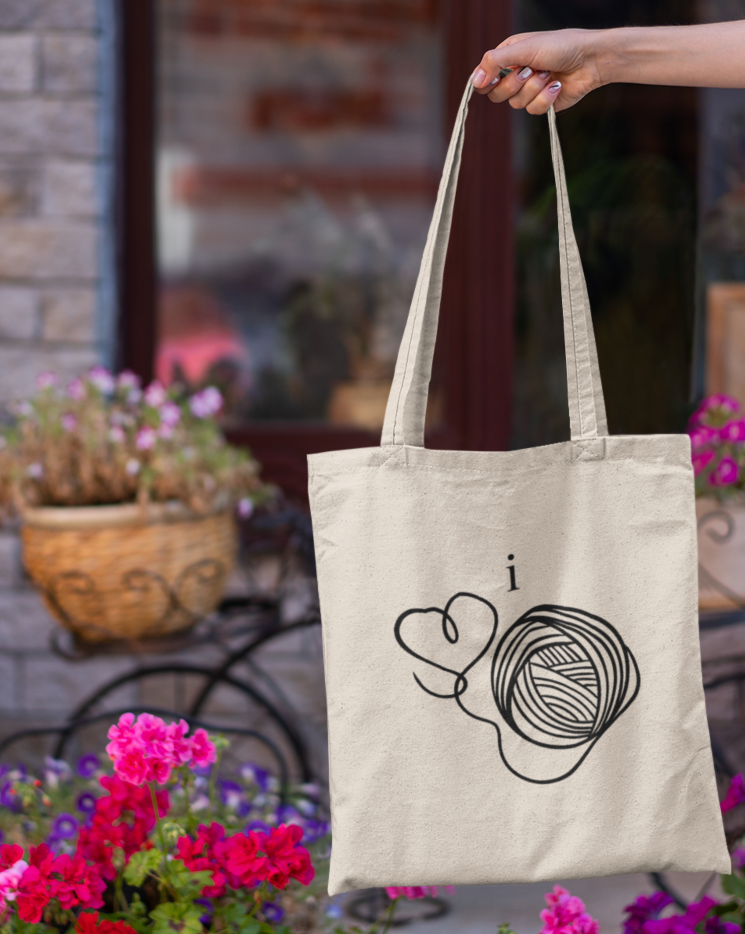 NNK Press - I Heart Yarn Tote Bag