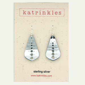 Katrinkles - Rain Drop Needle Gauge Earrings