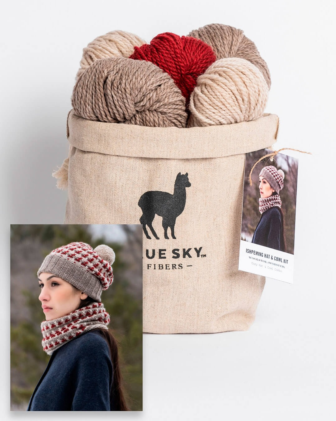 Llama Knit Kit (with scissors) - For Yarn's Sake