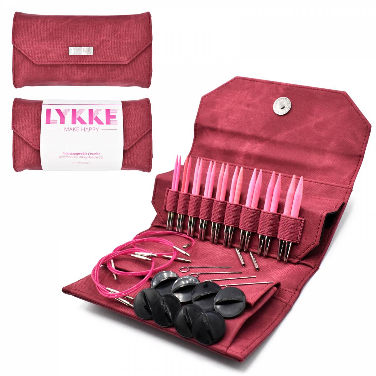 LYKKE - Blush 3.5 Interchangeable Needle Set (US 3-10.5) - Yarn Loop