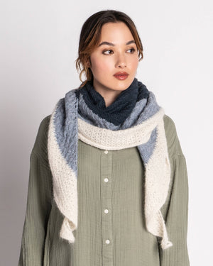 Ocean Ombré Shawl by Mary Beth Kelso