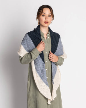 Ocean Ombré Shawl by Mary Beth Kelso