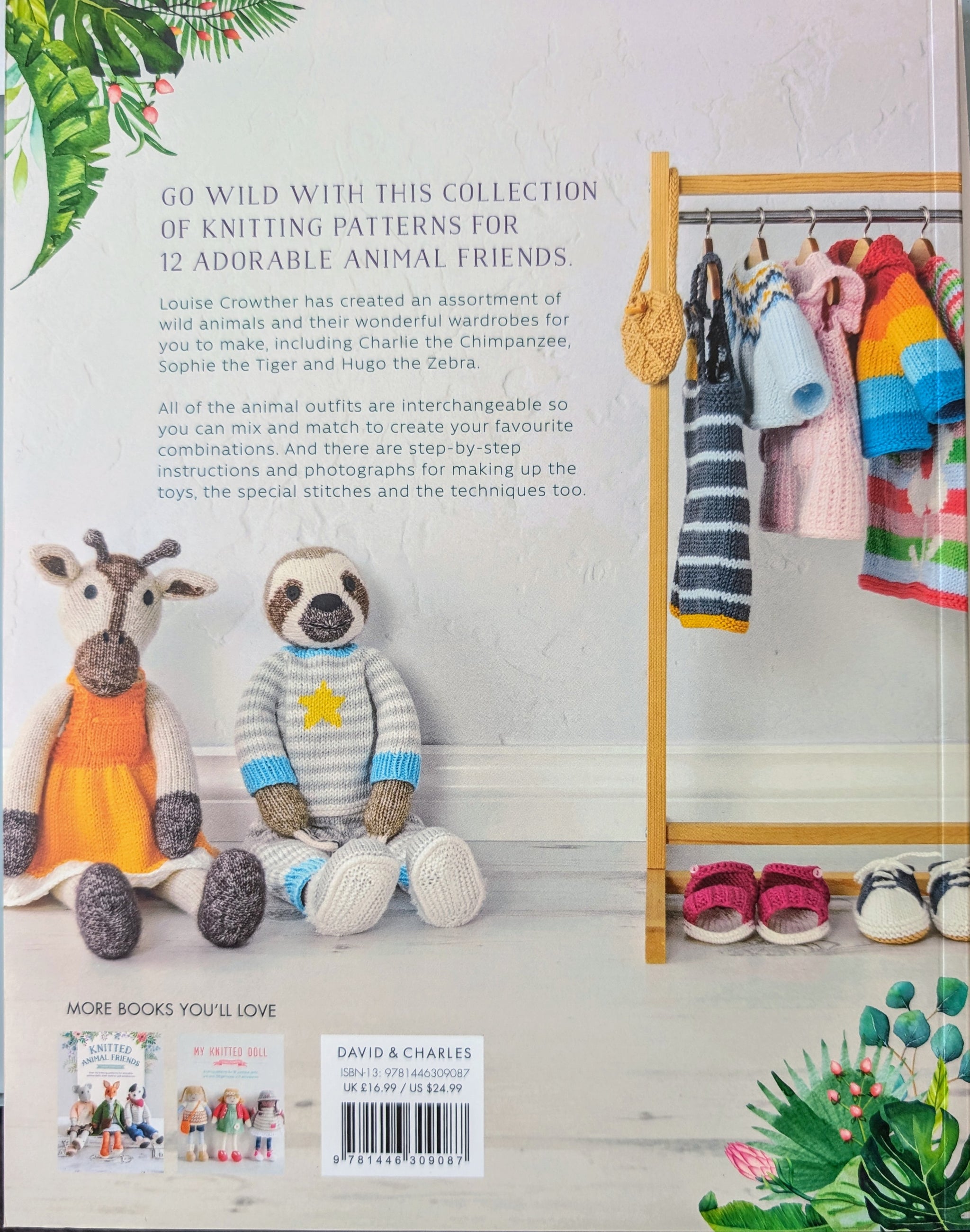 Knitted Wild Animal Friends by Louise Crowther Yarn Loop