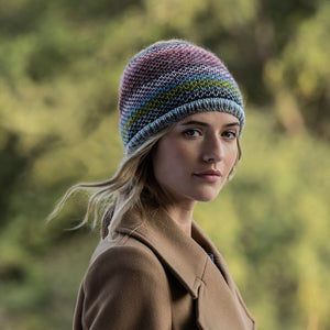 27 Color Fair Isle Hat by Virginia Sattler-Reimer