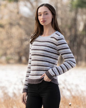 Misty Horizon Sweater by Debbie West