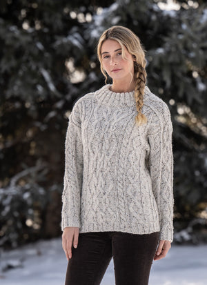 Opulence Pullover by Blue Sky Fibers