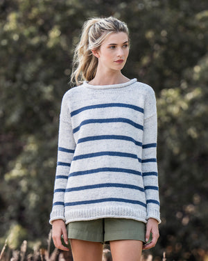Painted Sailor Pullover by Mary Beth Kelso