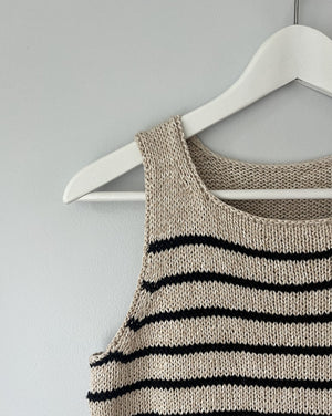 Perfect Striped Tank by SweaterFreak Knits