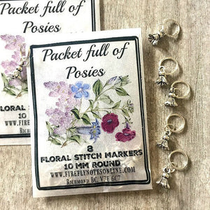 Firefly Notes - Posies Stitch Marker Pack