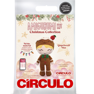 Circulo - Gingerbread Man Amigurumi Kit