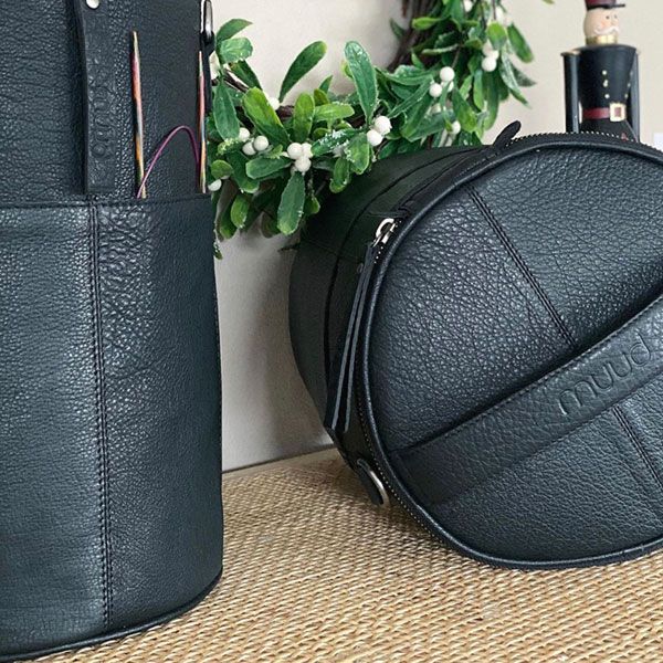 Black Leather L5 Bag Closure With Gold Ring and Magnetic Buckle, Crocheting  Bag, Knitting Bags, DIY Leather Bags. 