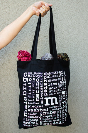 Malabrigo - Mix Words Tote Bag in 2 Colors