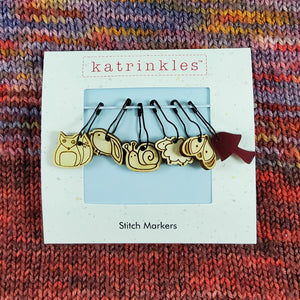 Katrinkles - Woodland Stitch Marker Set