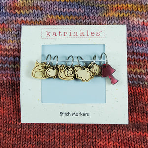 Katrinkles - Woodland Stitch Marker Set