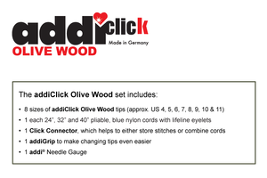 Addi - Click Olive Wood Set PRE-ORDER