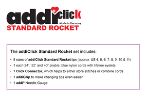 Addi - Click Standard Rocket Needle Set PRE-ORDER