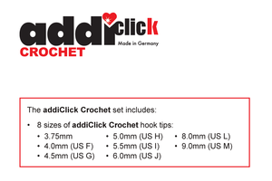 Addi - Click Tunisian Crochet Hook Set