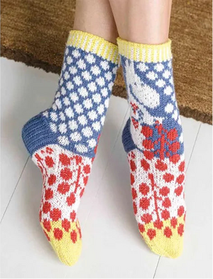 Knitted Moomin Socks edited by Linda Permanto
