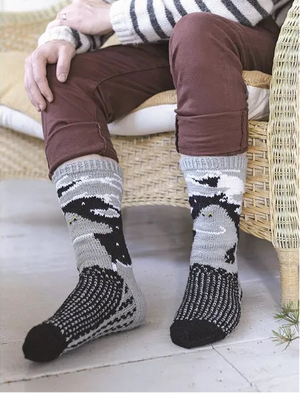 Knitted Moomin Socks edited by Linda Permanto
