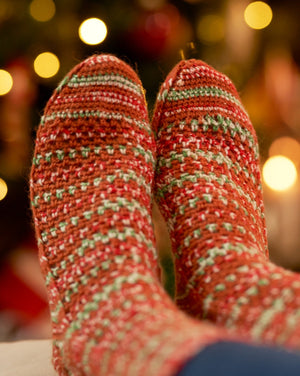 Clementine Crochet Socks by Anna Nikipirowicz